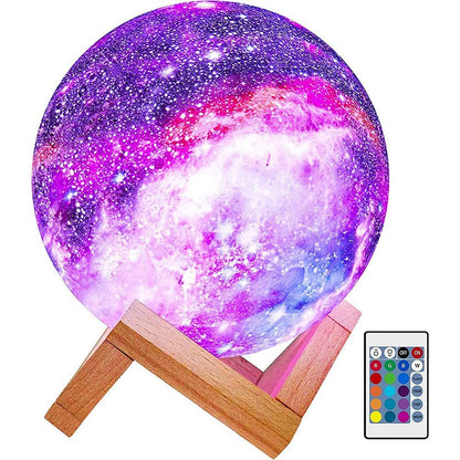 3D Printing Moon Light Galaxy Light