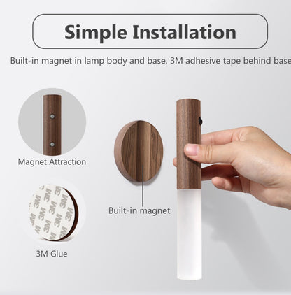Auto LED Wireless Night Light with USB and Motion Sensor