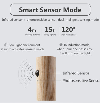 Auto LED Wireless Night Light with USB and Motion Sensor