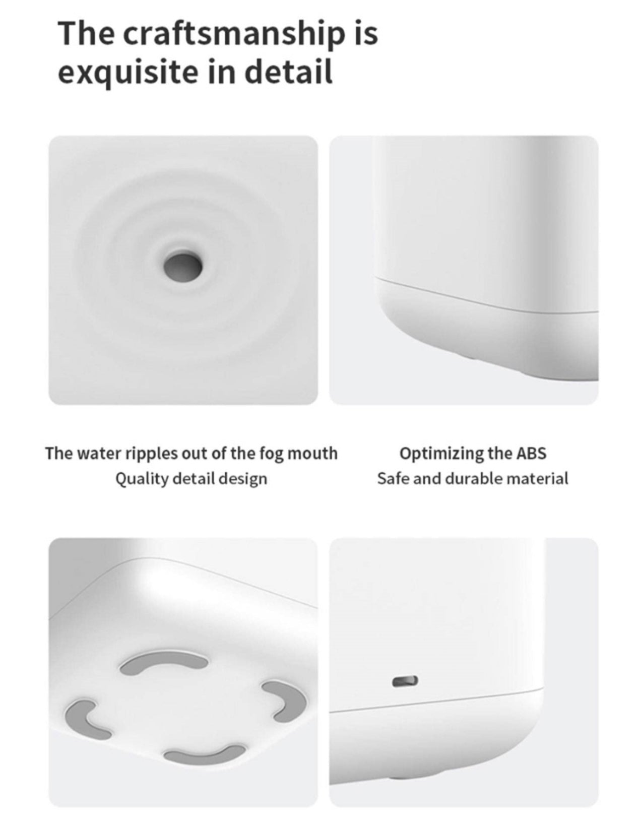 Anti Gravity Humidifier with Clock Water Drop Backflow and Aroma Diffuser